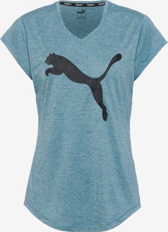 PUMA Функциональная футболка 'Favorite Heather Cat' в Синий: спереди