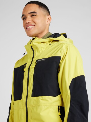 Veste de sport BURTON en jaune