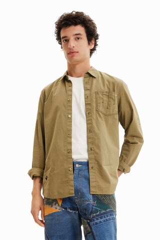 Desigual Regular fit Skjorta 'Cam_Brad' i grön: framsida