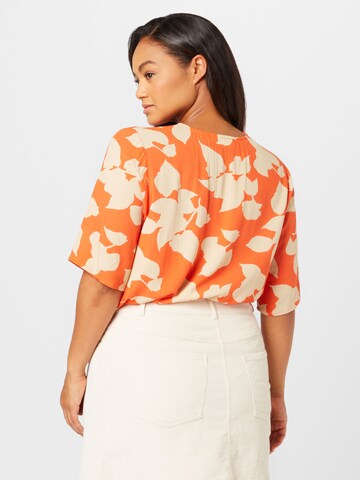 ONLY Carmakoma Blouse 'EMERSON' in Oranje