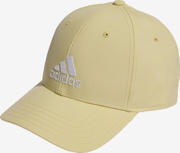 ADIDAS SPORTSWEAR Спортна шапка 'Lightweight Embroidered' в жълто: отпред