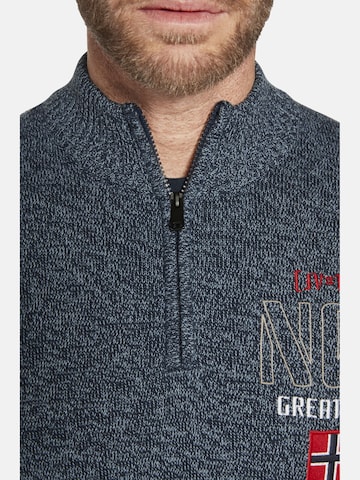 Pull-over ' Cajetan ' Jan Vanderstorm en bleu