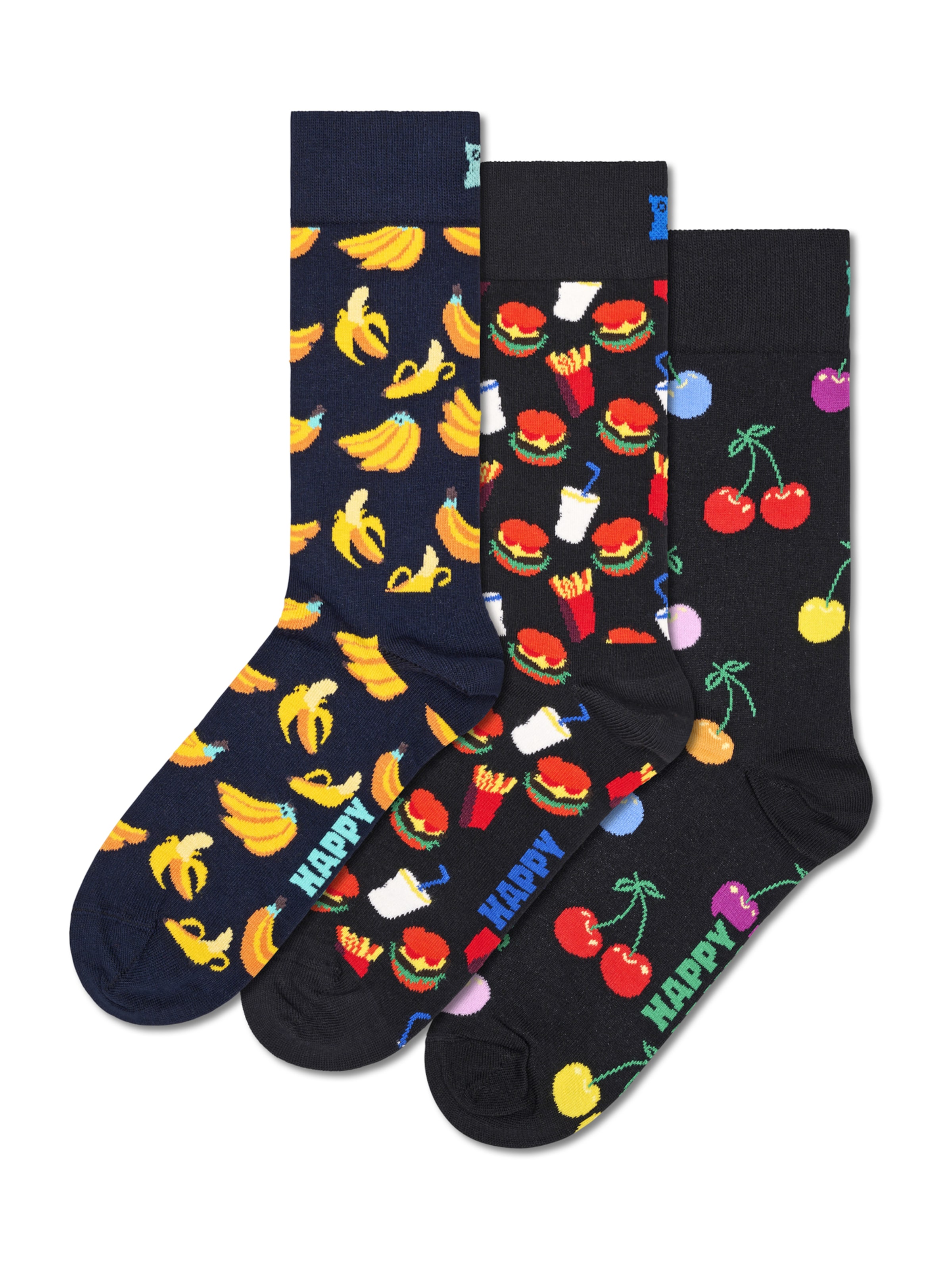 Happy Socks Socks 'Classic Banana' in Blue: front