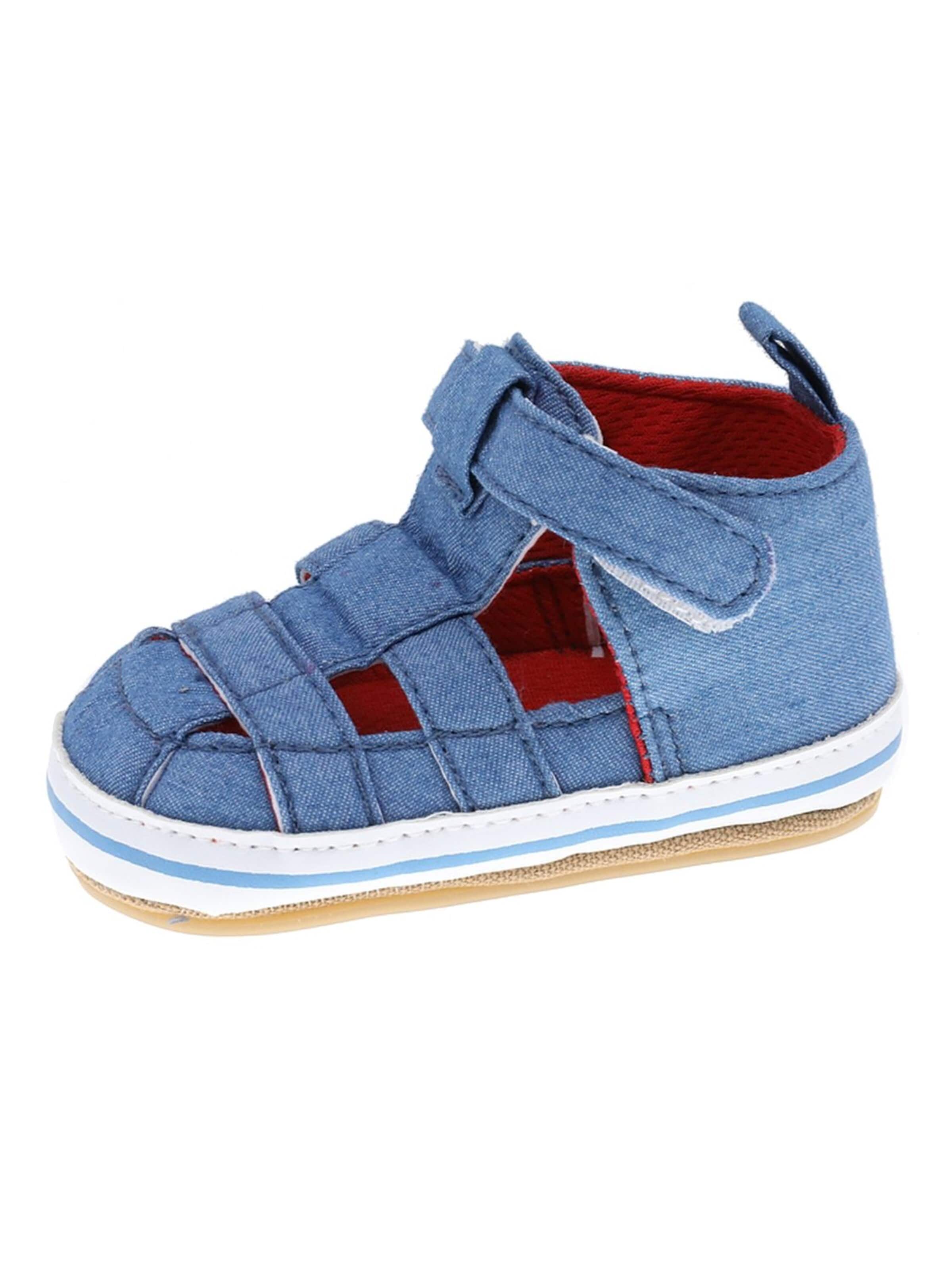 Chaussure basse 'Babuche' Beppi en bleu : devant