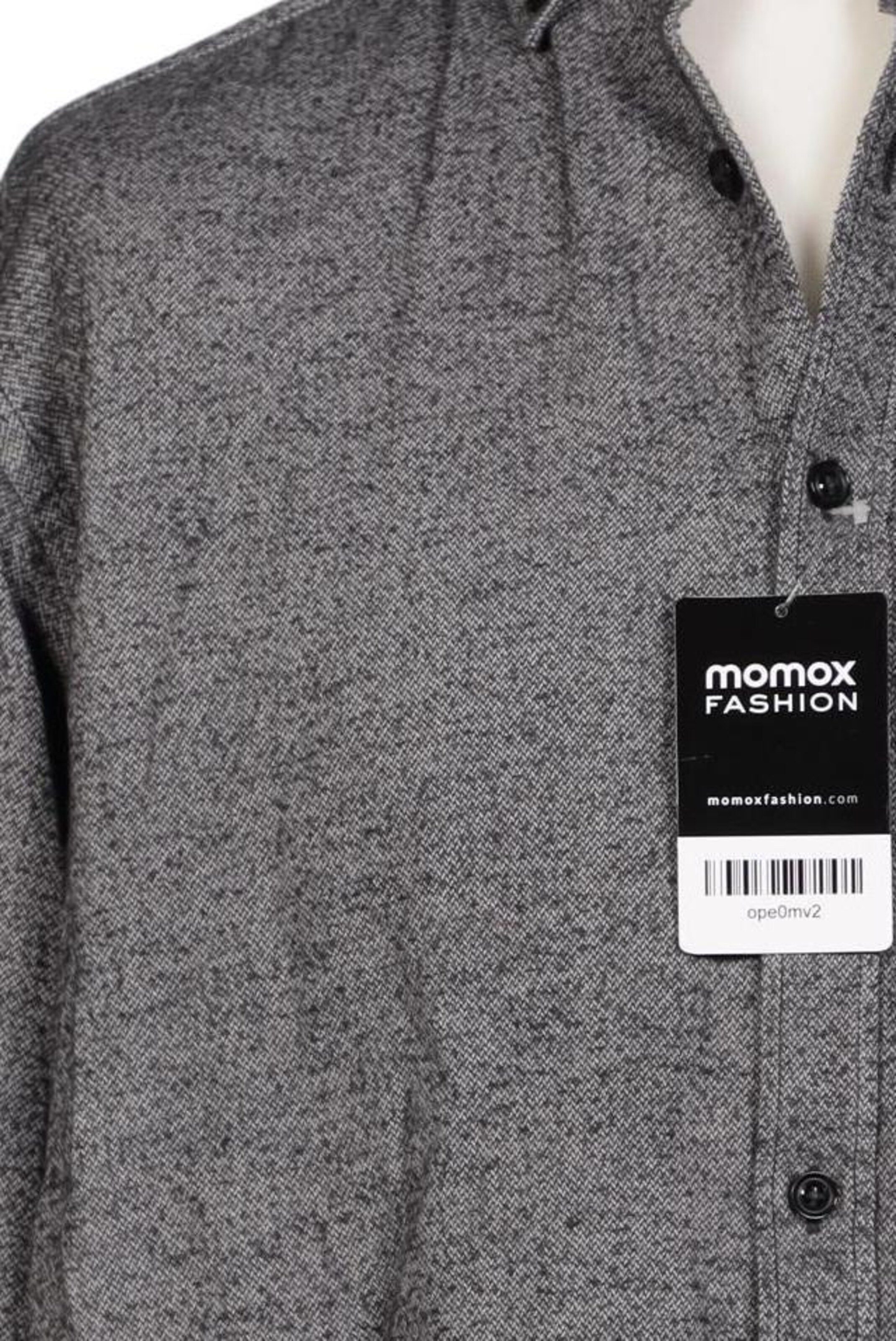 HECHTER PARIS Button Up Shirt in XL in Grey