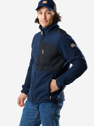 SWEDEMOUNT Fleece jas 'Nordkap' in Blauw