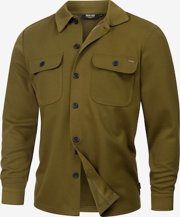 INDICODE JEANS Overhemd 'Nello' in Groen: voorkant