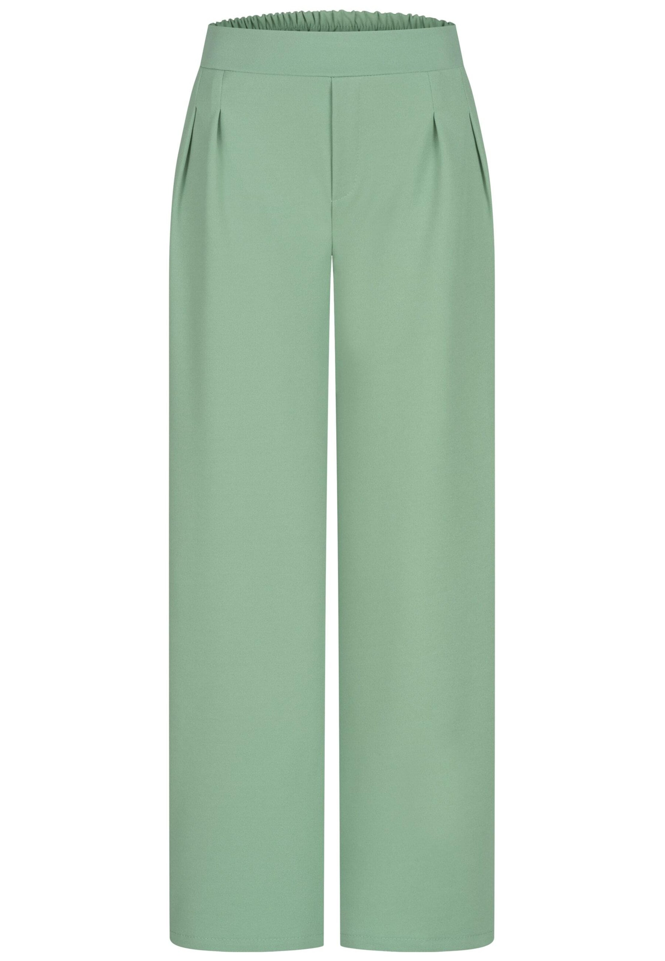 Cloud5ive Wide Leg Hose in Grün: Vorderseite