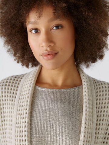 OUI Strickjacke in Weiß