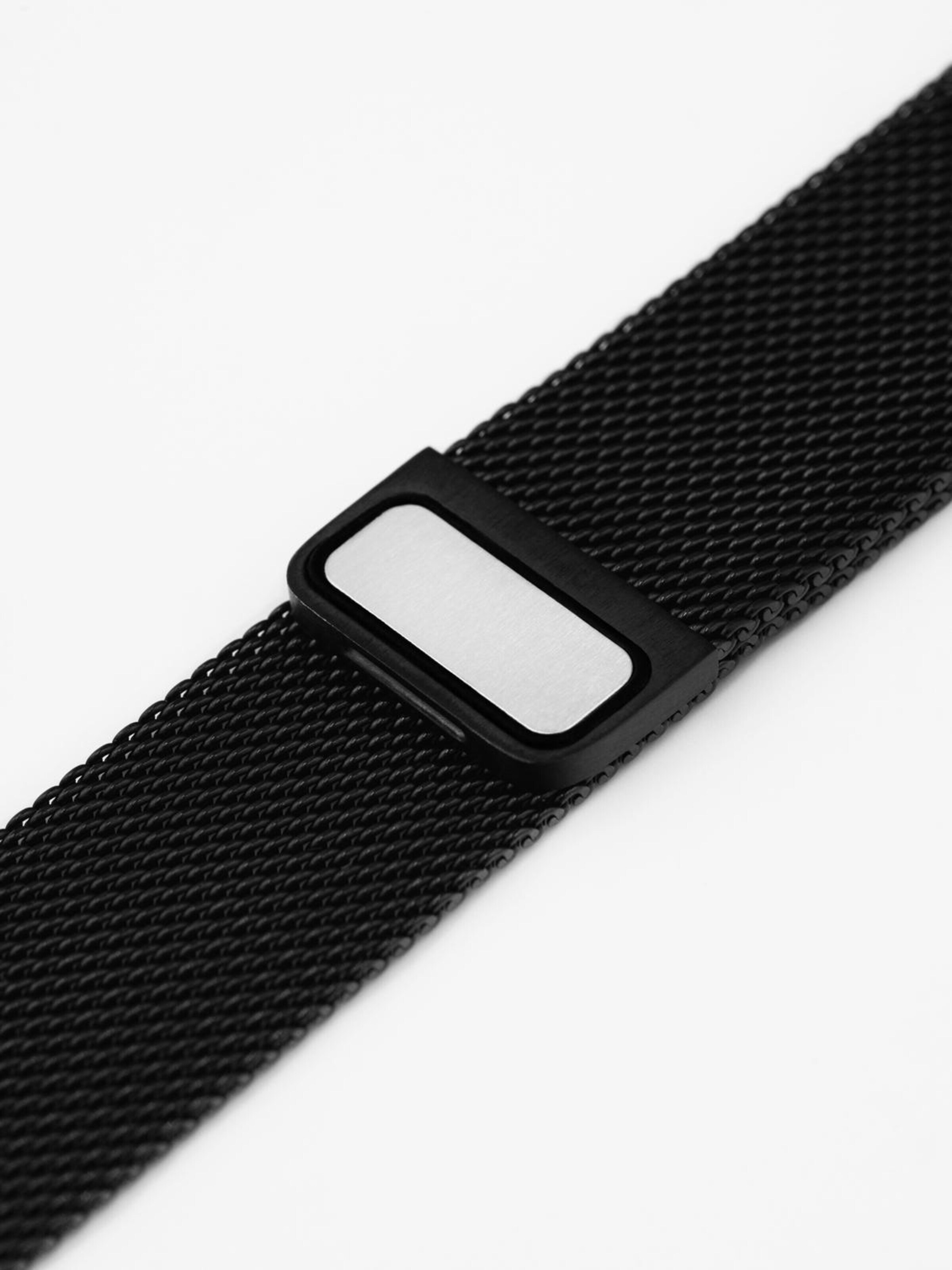 HIRSCH Armbänder - Reloj digital 'Milanaise for Apple Watch' en negro