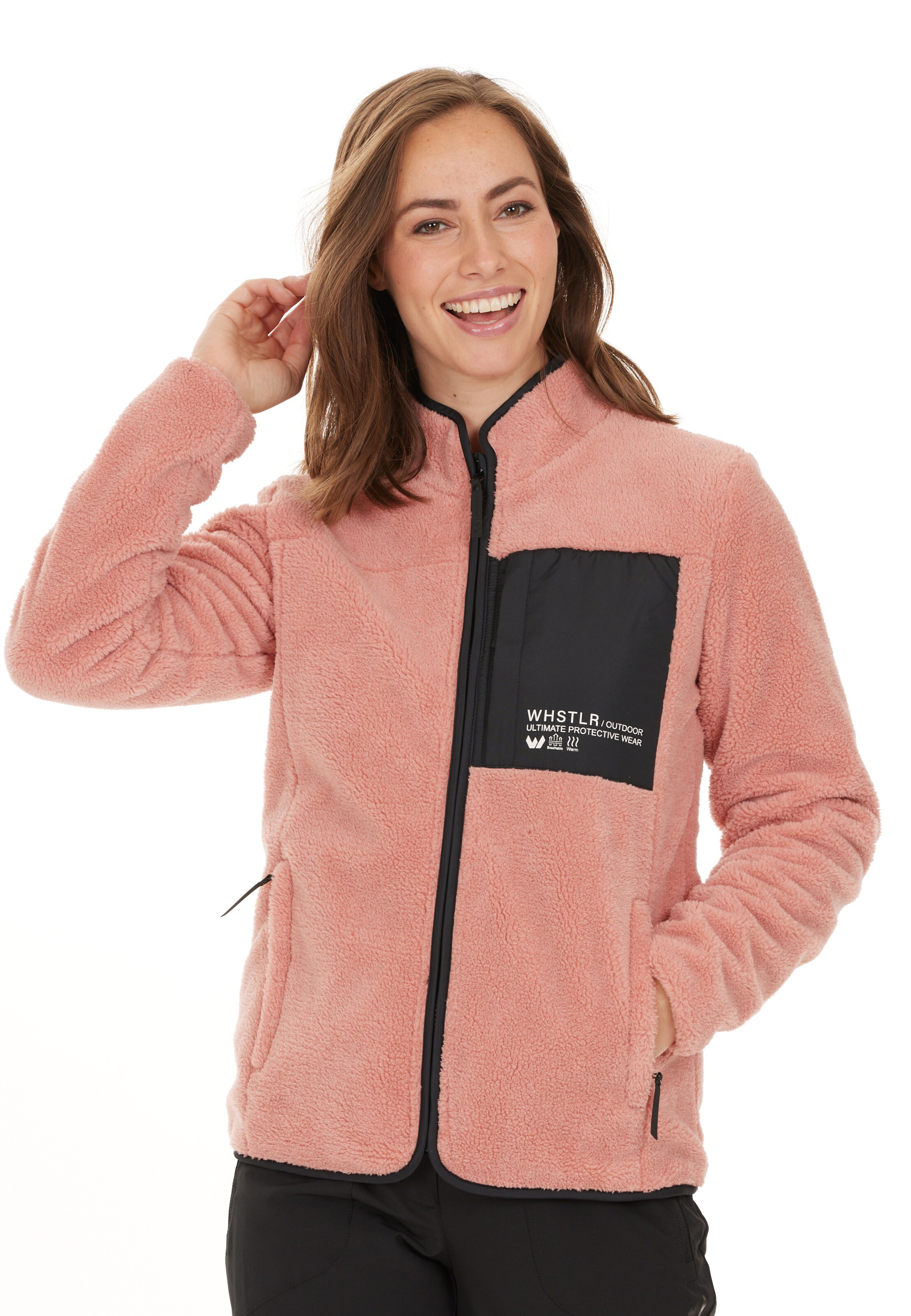 Whistler Funktionsfleecejacke 'Sprocket' in Rot: Vorderseite