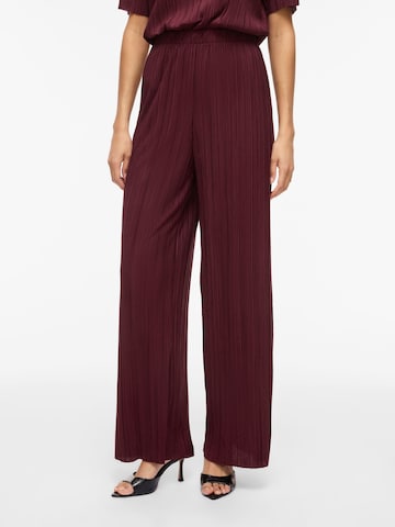 Wide Leg Pantalon 'VIPLisa' VILA en rouge : devant