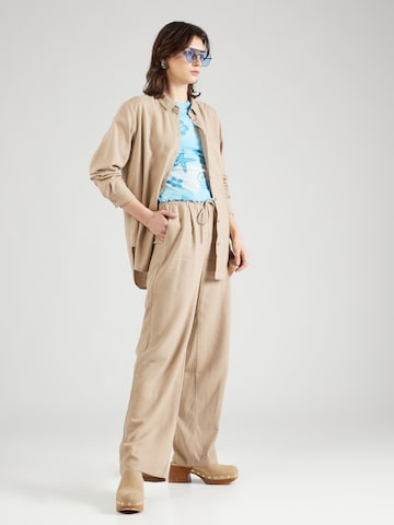 Chemisier 'MYMILO' VERO MODA en beige