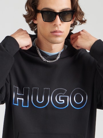 Bluză de molton 'Nogudi' de la HUGO pe negru
