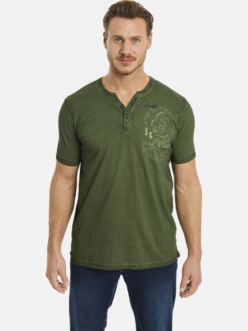 Jan Vanderstorm Shirt ' Godbert ' in Green: front