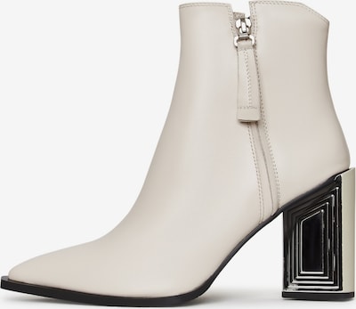 CESARE GASPARI Booties in White, Item view