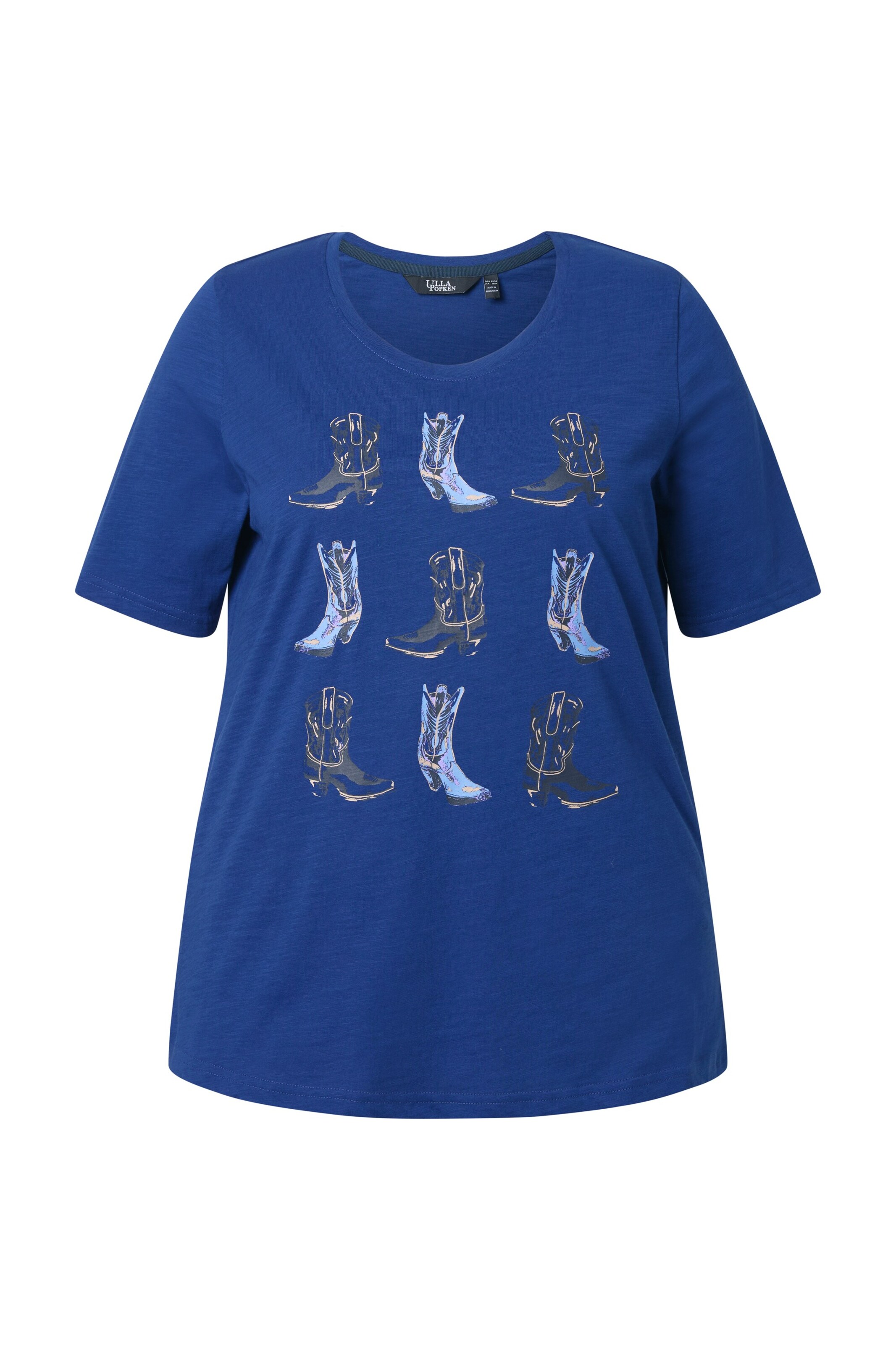 Ulla Popken Shirt in Blau: Vorderseite