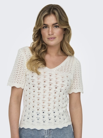 ONLY - Jersey 'ONLBECCA' en blanco
