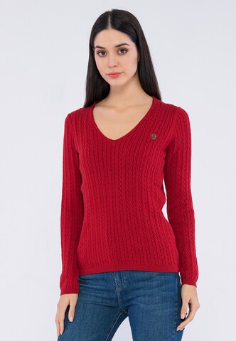 Giorgio di Mare Pullover 'Manon' in Rot: predná strana