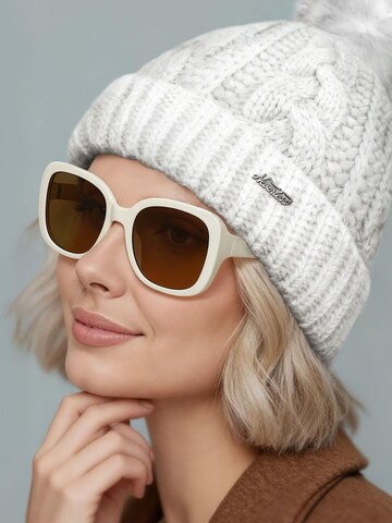 Neverless Mütze '1980' in Weiß