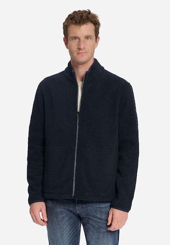 No Excess Fleece jas in Blauw: voorkant
