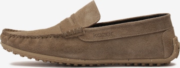 Mocassin Kazar en gris : devant