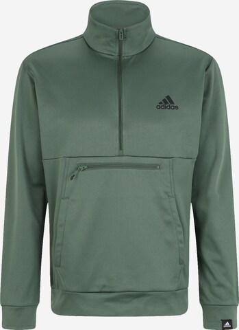 ADIDAS SPORTSWEAR Sportsweatshirt 'Aeroready Game And Go Small Logo ' in Groen: voorkant