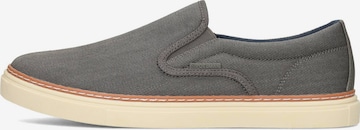PS Poelman Classic Flats 'JAY' in Grey: front
