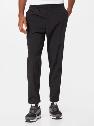 TOM TAILOR Tapered Pants 'Brody' in Black: front