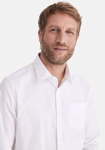 Stooker Men Regular fit Button Up Shirt 'Hugh' in White