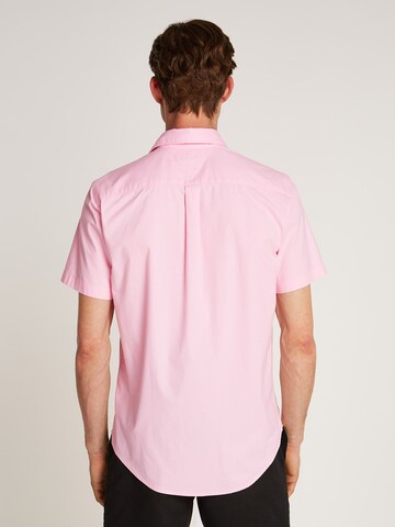 TOMMY HILFIGER Regular Fit Hemd 'Flex' in Pink