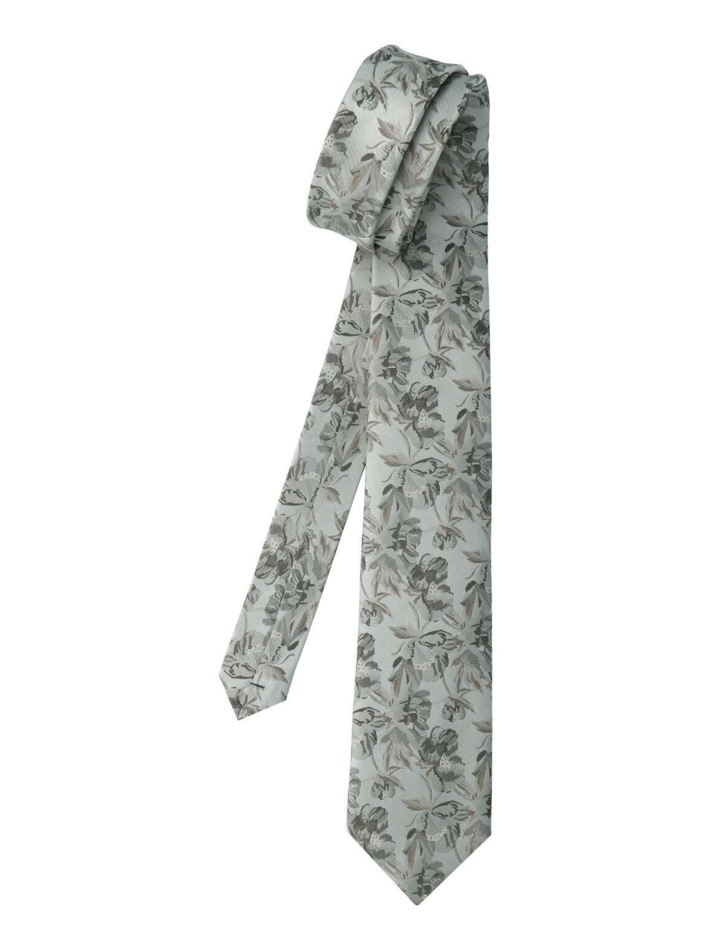 WILLEN Tie 'Pastell Blume' in Green: front