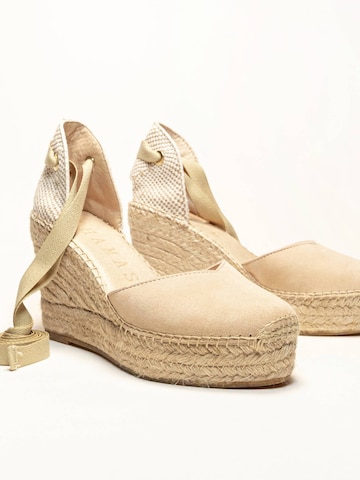 Décolleté 'Alpargata' di Alhamas in beige