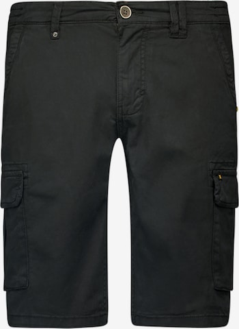 No Excess Regular Cargo trousers in Black: front