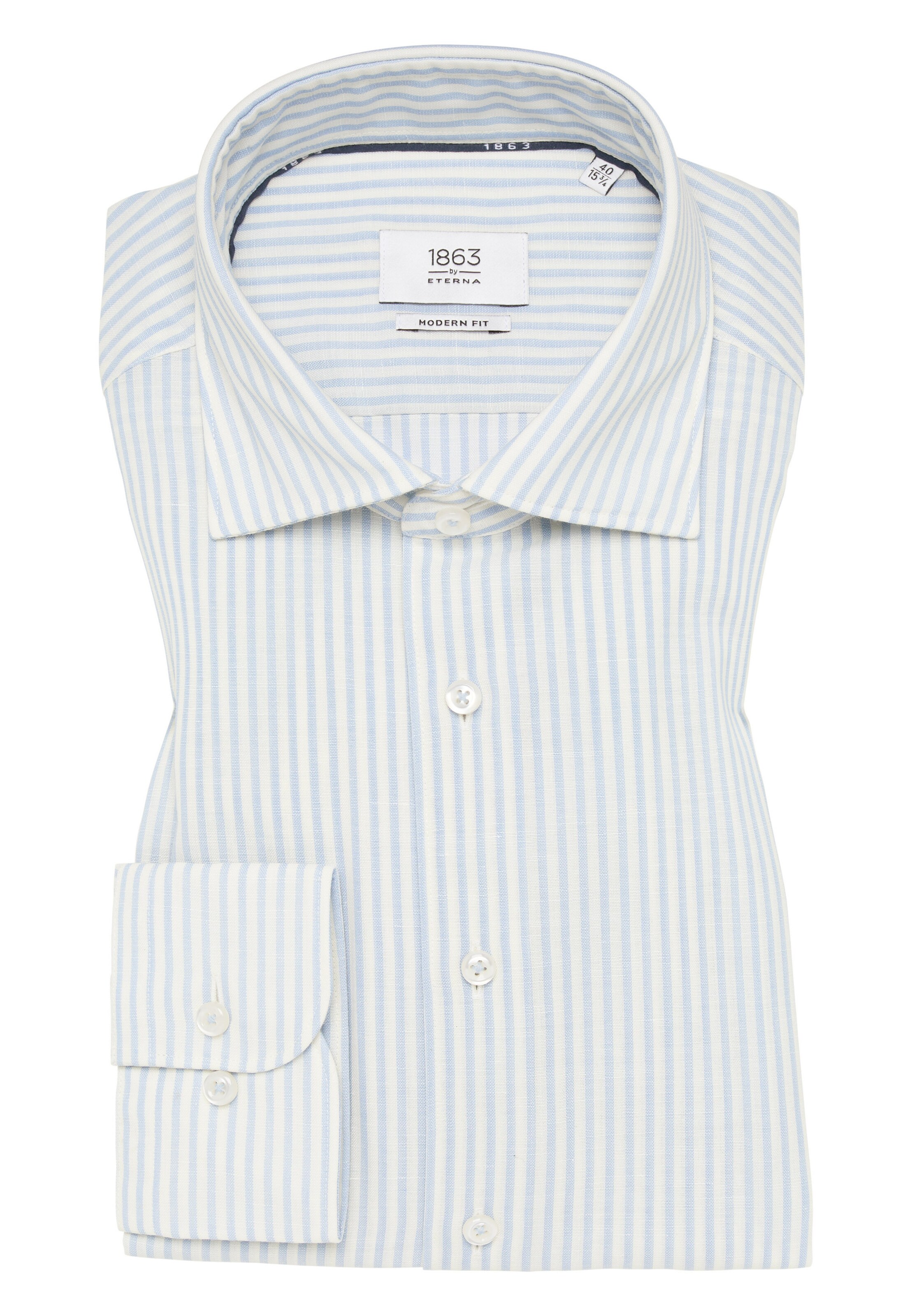 ETERNA Regular Fit Businesshemd in Blau