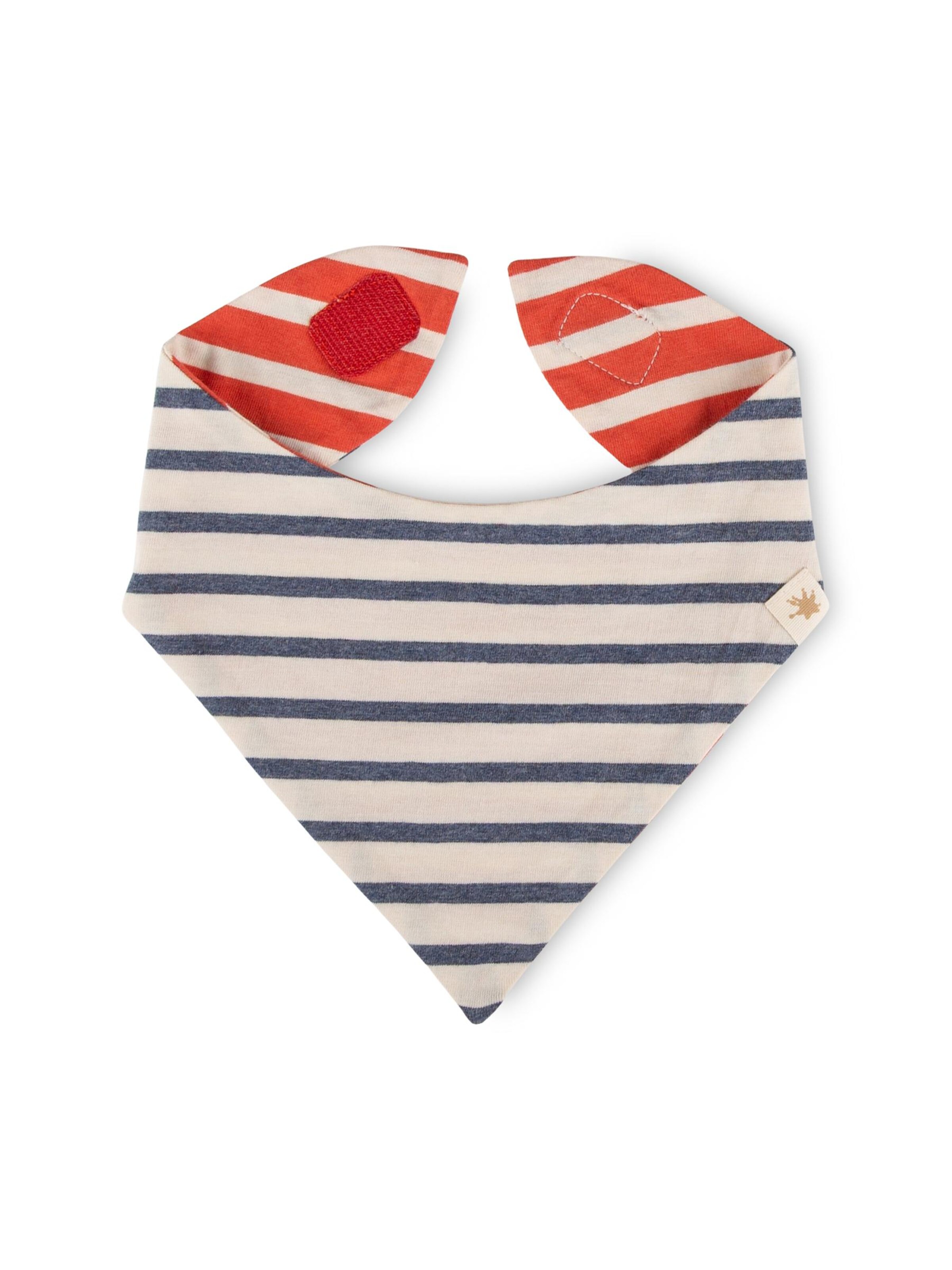 SIGIKID Scarf 'Wendehalstuch Ahoi Little Pirate' in Beige: front