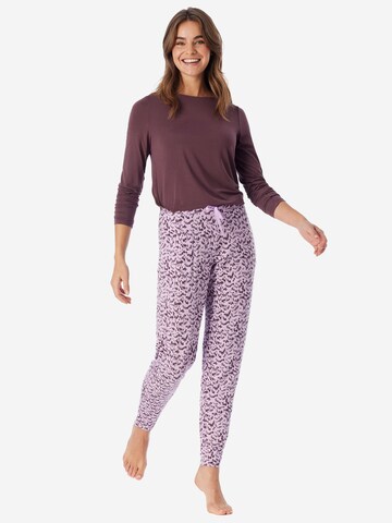 Pantalon de pyjama ' Mix & Relax ' SCHIESSER en rose