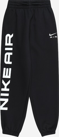 Nike Sportswear Loosefit Broek 'CLUB FLC AIR' in Zwart: voorkant