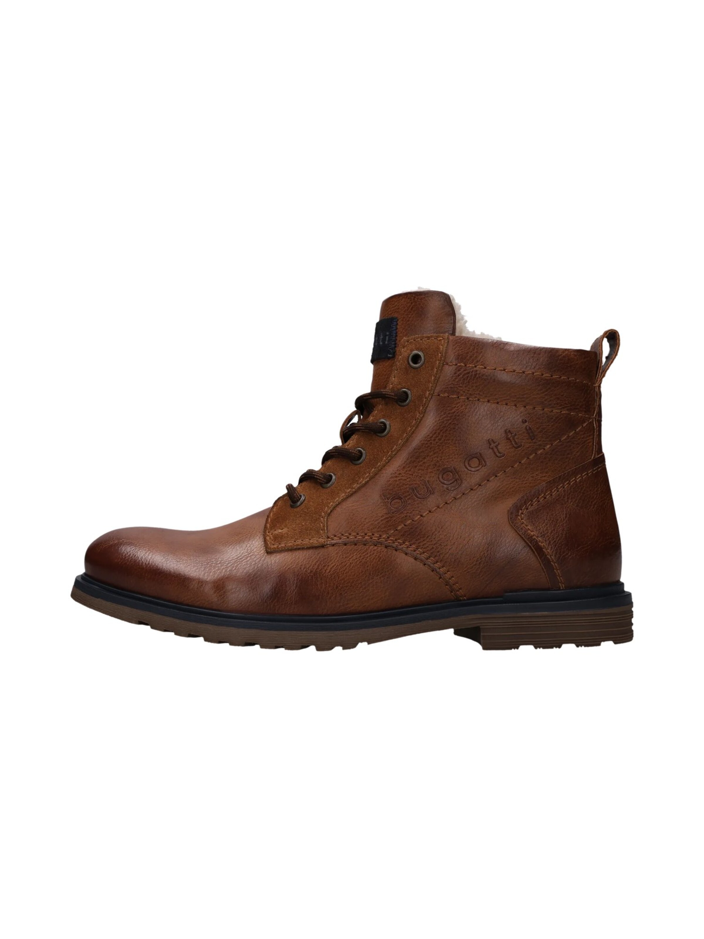 Bottines à lacets bugatti en marron