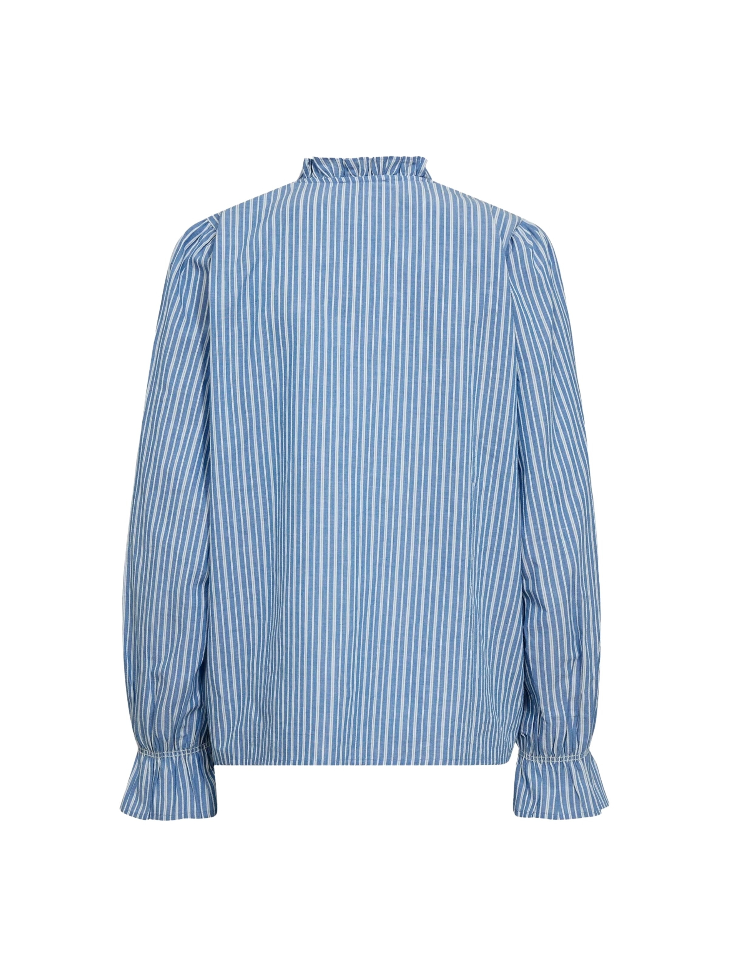 NORR Blouse 'NO' in Blue