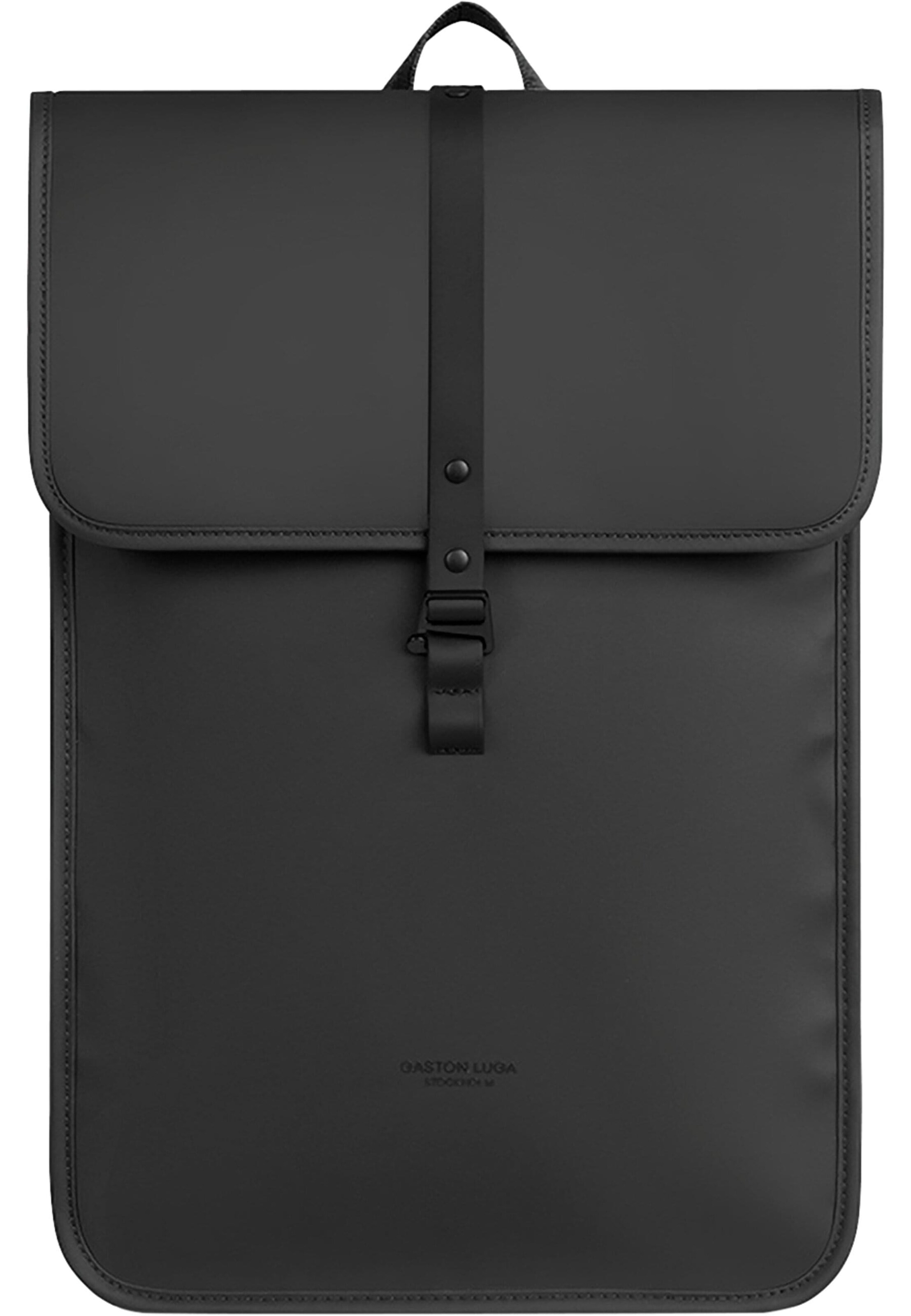 Gaston Luga Rugzak 'Däsh 13"' in Zwart: voorkant