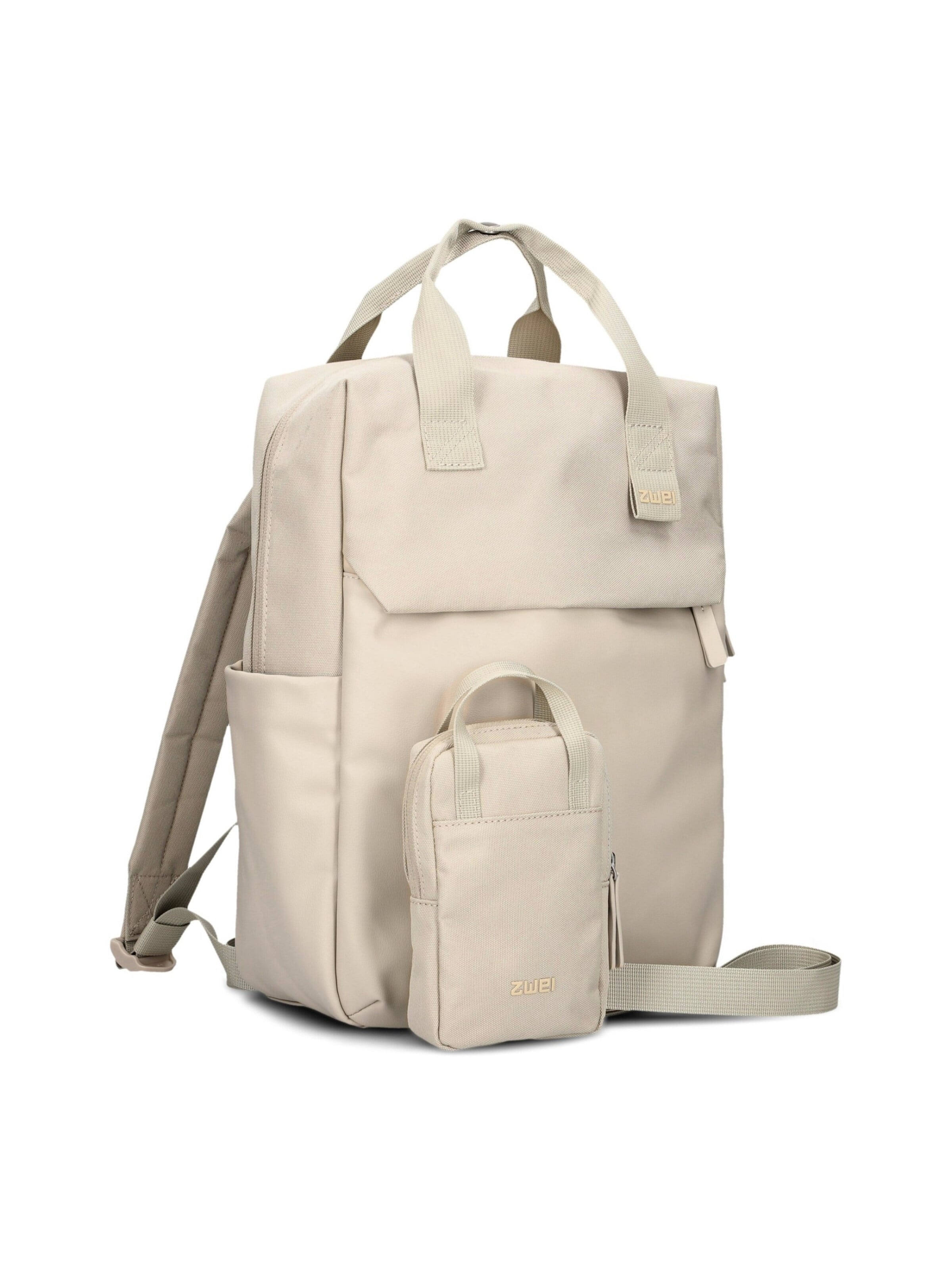 ZWEI Backpack 'LOU LUR140' in Beige