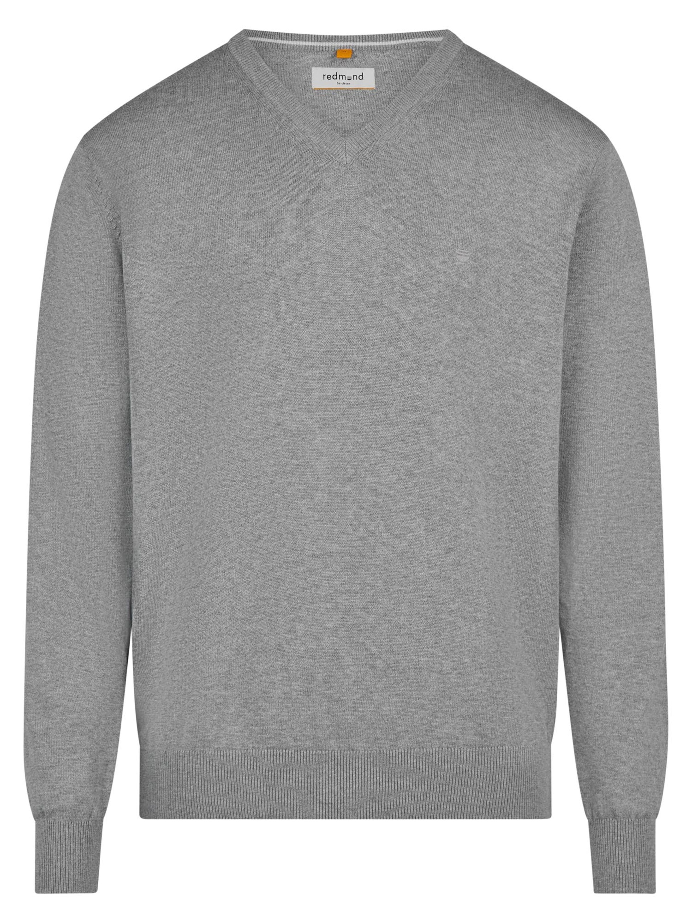 redmond Sweater 'Basic' in Grey: front