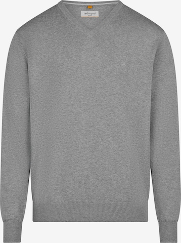 redmond Pullover 'Basic' in Grau: Vorderseite