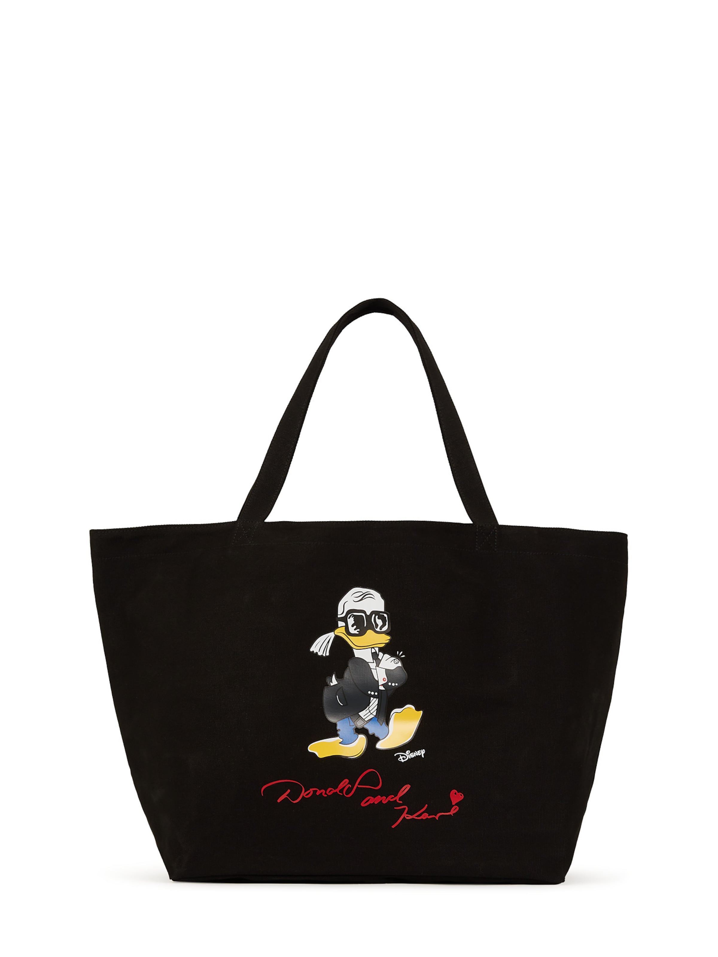 Plase de cumpărături 'Disney x Karl Lagerfeld' de la Karl Lagerfeld pe negru: față