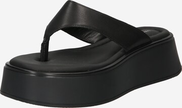 VAGABOND SHOEMAKERS T-bar sandals 'Courtney' in Black: front