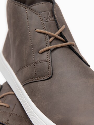 Ombre Sneakers hoog in Bruin