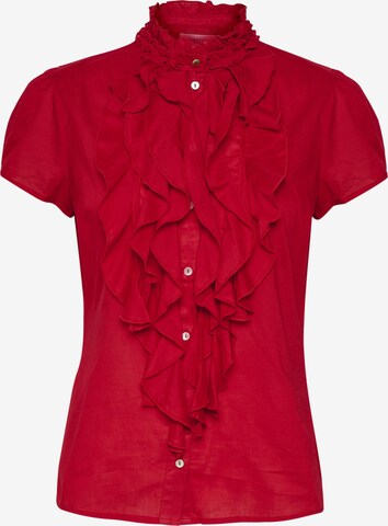 SAINT TROPEZ Blouse in Rood: voorkant