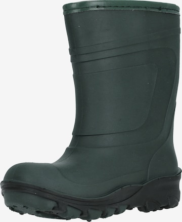 ZigZag Rubber Boots 'Fian' in Green: front