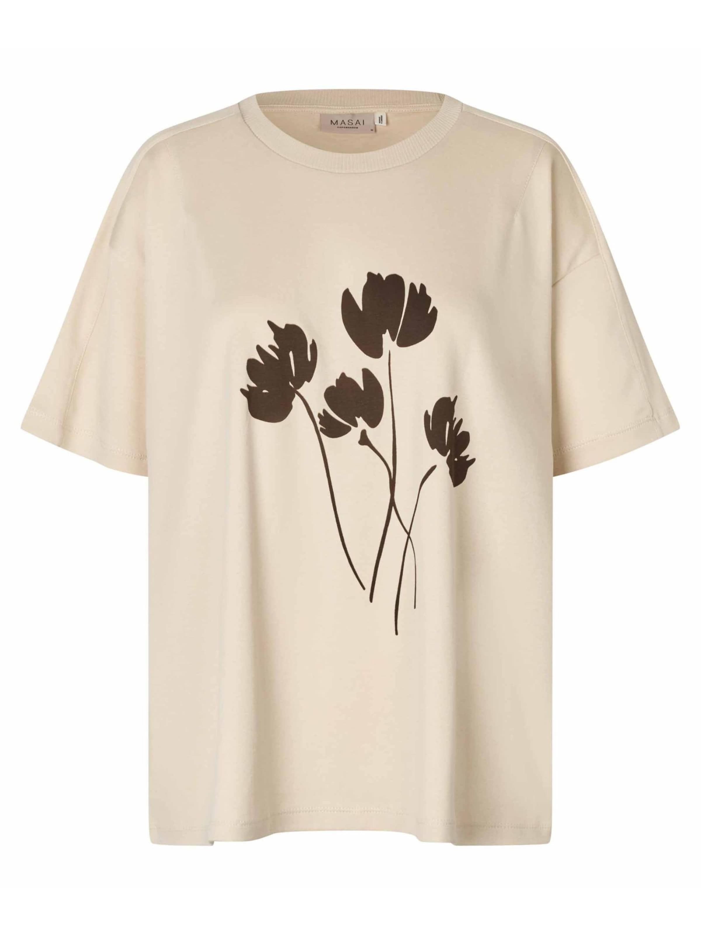 T-shirt 'Basha' Masai en beige : devant